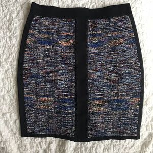 Parker zip back mini skirt